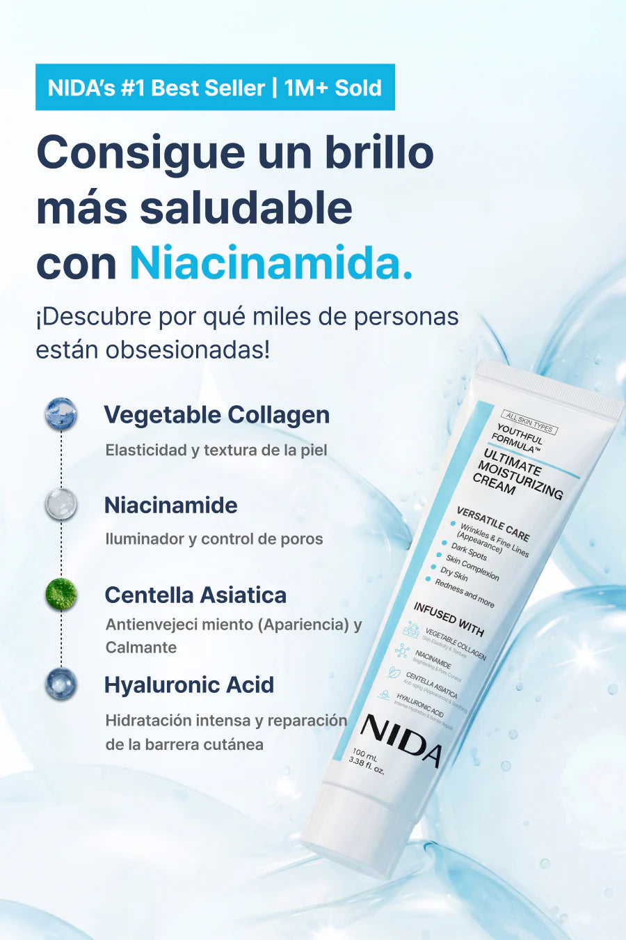 Crema COREANA humectante NIDA